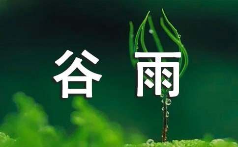 谷雨節(jié)氣的祝福語說實(shí)用